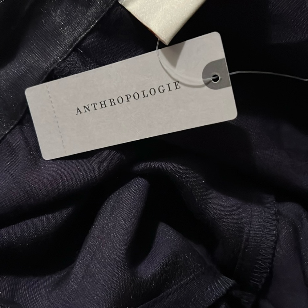By Anthropologie samant chauhan Chic Black Maxi Dress NEW WITH TAGS - Picture 15 of 16
